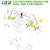 image10L0L Golf Cart Delta APlate Sub Assembly Control Arm Front Suspension Fits Club Car DS Gas ampamp Electric Carts Years 1993 ampamp Up 1016353