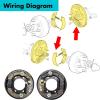 image10L0L Golf Cart EZGO Brake AssemblyRear Brake Kit Driver SidePassenger Side fit EZGO 1996UP TXT PDSMedalistYamaha G14 G16 G19 G20 G21 G22OEM70998G0170998G02JN6F72900300JN6F72800300