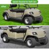 image10L0L Golf Cart Fender Flares for Yamaha G14 G16 G19 G20 G22  Standard Front and Rear Golf Cart Mud Flaps WStainless Steel Screws Hardware Not For Modified Carts Bodies