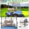 image10L0L Golf Cart Foldable Windshield 316quot 5MM Thicken Only for 20072016 Yamaha DriveG29 Fits 1quot1quot Struts Rail Front Folding Acrylic Windshield Replacement Included Mounting Hardware  TintedClear