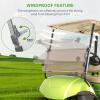 image10L0L Golf Cart Foldable Windshield 316quot 5MM Thicken Only for 20072016 Yamaha DriveG29 Fits 1quot1quot Struts Rail Front Folding Acrylic Windshield Replacement Included Mounting Hardware  TintedTinted