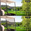 image10L0L Golf Cart Foldable Windshield 316quot 5MM Thicken Only for 20072016 Yamaha DriveG29 Fits 1quot1quot Struts Rail Front Folding Acrylic Windshield Replacement Included Mounting Hardware  TintedTinted