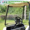 image10L0L Golf Cart Foldable Windshield for Club Car DS Portable Clear Film PVC ImpactResistant Windproof