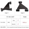 image10L0L Golf Cart Front AArm Assembly for EZGO RXV 2008Up Gas ampamp Electric Models Front Suspension AArm with Bushings and Sleeve Replaces OEM Part 608089 604654 601340 602085