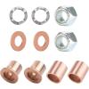 image10L0L Golf Cart Front End King Pin Repair Kit for Club Car DS 1981UpOEM 1016386 1010150 1016389 8067 7048 2 Pack