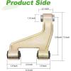 image10L0L Golf Cart Front Lower Control Arm For Yamaha GampampE G22 G29 Drive 2Arm Assembly OEM JU0F357020