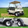 image10L0L Golf Cart Front Rear Fender Flares for Club Car DS 1993up with Stainless Steel Screws Set of 4Not Fit Modified Models