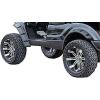 image10L0L Golf Cart Front Rear Fender Flares for Yamaha G14 G16 G19 G22 with Metal Hardware Set of 4Not fit modified models