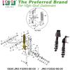 image10L0L Golf Cart Front Shocks Absorber Assembly Set for Yamaha G29 Gas ampamp Electric Carts Passenger and Driver SideJW2F33900000 JW2F335000