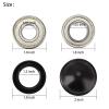 image10L0L Golf Cart Front Wheel Bearing Kit for Yamaha G2G8G9G11G14G16G19G20G21G22G29 Gas ampamp ElectricInner Wheel Sealed Ball and Commutator Bearing with Rubber Front Hub Dust Cover