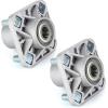 image10L0L Golf Cart Front Wheel Hub Assembly 2 Pack for Club Car DS and Precedent 2003up Front Hub Replacement Kit 102357701 with Ball Bearing Oil Seal ampamp Dust Cover