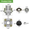 image10L0L Golf Cart Front Wheel Hub Assembly Kit with Bearing Seals for Club Car DS 19742003 OEM11011102 1011153 1011889 1011892 1011894LM11949 Pack of 2