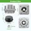 image10L0L Golf Cart Front Wheel Hub Assembly for Club Car DS ampamp Precedent 2003 upTempo 2018 up OEM 102357701 with Hub BearingOil SealDust Covers 2 Packs