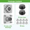 image10L0L Golf Cart Front Wheel Hub Assembly for Club Car DS ampamp Precedent 2003 upTempo 2018 up OEM 102357701 with Hub BearingOil SealDust Covers 2 Packs