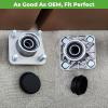 image10L0L Golf Cart Front Wheel Hub Assembly for Club Car DS ampamp Precedent 2003 upTempo 2018 up OEM 102357701 with Hub BearingOil SealDust Covers 2 Packs