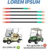 image10L0L Golf Cart G22 Battery Cables 48V for Yamaha G22 Golf Cart 4 Gauge 5 PC Golf Cart Battery Cable Kit  5 Pack