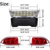 image10L0L Golf Cart Headlight Kit 12V for Club Car Precedent GampampE 2004 UP Golf Cart Street Legal Light Kit with Tail Light HarnessTurn Signals Hazard Flasher Horn and Brake