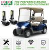 image10L0L Golf Cart Headlights Bulb for EZGO 1994up Club Car DS 1999up and Precedent 2004up Replacement Golf Cart Headlight Bulb Kit for 12V Headlamps ampamp Fog Lights Pack of 2