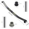 image10L0L Golf Cart Heavy Duty Front Leaf Spring with Bushing Kit Fits Club Car DS 1981UP Precedent 20042008 Replaces Club Car OEM Numbers 1010136 1012030 1012322 1013867Black leaf spring