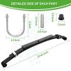image10L0L Golf Cart Heavy Duty Rear 3Leaf Spring Kit for Club Car DS Enhance Comfort and Stability on Your Driving Replaces OEM 102006501 1014675 1011149 1012618
