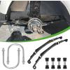 image10L0L Golf Cart Heavy Duty Rear 4Leaf Spring Kit with Bushings ampamp Sleeves for Club Car DS Golf Cart Accessories
