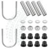 image10L0L Golf Cart Heavy Duty Rear 4Leaf Spring Kit with Bushings ampamp Sleeves for Club Car DS Golf Cart Accessories