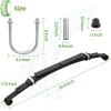 image10L0L Golf Cart Heavy Duty Rear 4Leaf Spring Kit with Bushings ampamp Sleeves for Club Car DS Golf Cart Accessories