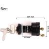 image10L0L Golf Cart Ignition Key Switch for Club Car DS 1996Up 36V48V Electric Golf Cart Starter Switch OEM 101826201