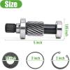 image10L0L Golf Cart Input Gear Shaft Kit for EZGO RXV 2008up Electric 2025 Upgrade Version 620329 620327 620328 23520G1