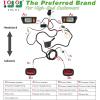 image10L0L Golf Cart Light KIT12V Fits Yamaha G14 G16 G19 G22 Complete Light Kit Headlight and Taillights with Brake HazardHorn and Turn Signal Upgrade Kit