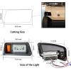 image10L0L Golf Cart Light KIT12V Fits Yamaha G14 G16 G19 G22 Complete Light Kit Headlight and Taillights with Brake HazardHorn and Turn Signal Upgrade Kit