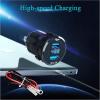 image10L0L Golf Cart Quick Charge 31 Dual USB Charger2 in 1 USB Ports ampamp LED Display Voltage Meter Universal for Club CarEZGO and YamahaMetal Shell Safe Charging Socket 9V48V Wide Voltage Input