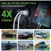 image10L0L Golf Cart Quick Charge QC 30 Dual USB Charger Socket 12V24V USB Outlet for Yamaha EZGO Club Car 12V Input Double USBs Ports with DIY Cars Port Outlet for Car Boat RV Motorcycle Truck