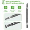 image10L0L Golf Cart RXV Passenger Side Rear Spline Axle Shaft with Bearing Seal Kit fit EZGO RXV Electric 2008 UP OEM 620341 614209162quot Long