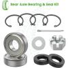 image10L0L Golf Cart RXV Passenger Side Rear Spline Axle Shaft with Bearing Seal Kit fit EZGO RXV Electric 2008 UP OEM 620341 614209162quot Long