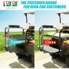 image10L0L Golf Cart Rear Seat Grab Bar  Heavy Duty Safety Handrail for Rear Seat Passenger Security  Universal Fit Black