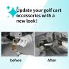 image10L0L Golf Cart Rear Spring Bushing Kit for EZGO TXT ampamp Medalist 1994up Club Car DS 1981up8 Bushings 4 Metal SpacersBlack