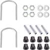 image10L0L Golf Cart Rear Spring Kit for Club Car Precedent 2004up Heavy Duty 4 Leafs Layers Replace OEM 102509301 102513001