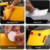 image10L0L Golf Cart Self Adhesive Reflective Sticker Safety Warning Tapes Diamond Grade Waterproofs Night Visibility Arrow Shaped Adhesive Decals for Club Car Yamaha EZGODots