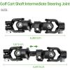 image10L0L Golf Cart Shaft Intermediate Steering Joint Fits Club Car DS 1984up Gas or Electric Golf Cart Knuckle 1013861 1012454 103601601