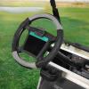 image10L0L Golf Cart Steering Wheel Cover for Yamaha G29 ampamp Club Car DS Precedent  14quot Premium Leather AntiSlip Grip  UVResistant ampamp Easy InstallationBlack  Gray