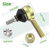 image10L0L Golf Cart Tie Rod End Kit for Club Car DS 19762008 Gas ampamp Electric LeftHand ampamp RightHand Thread Ball Joint OEM 7539 7540