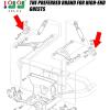 image10L0L Golf Cart Upper Clevis Assembly for Golf Cart Club Car Precedent Since 2004 ampamp Tempo Since 2018 Passenger Side ampamp Driver Side Replacement Parts 102289701 102289601