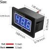 image10L0L Golf Cart Voltage MeterWaterproof Digital Battery Monitor Universal for 12V 24V 36V 48V 60V 72V Golf Cart Club Car EZGO Yamaha and Truck Boat Scooter ATV UTV Voltage Display DC5120V