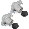 image10L0L Golf Cart Wheel Hub Assembly for EZGO RXV 2008up Gas ampamp Electric with Bearing ampamp Cap OEM 609603 19862G1 602340 602341 12091G2 Set of 2