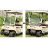 image10L0L Golf Cart Windshield Fits Club Car DS Soft Golf Cart Lightweight Foldable Windproof Waterproof
