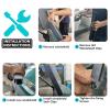 image10L0L Golf Cart Windshield Retaining Clips Made by Durable Material and Installed Easily for Club Car DS ampamp Precedent Fits 1quot Square Tubes OEM 101444101 102163001