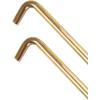image10L0L Golf Cart Zinc Plated Battery Hold Down Rod 125quot JBolt ampampNut for Yamaha G29 Drive Electric Models Replace OEM JW2H21330000 2 Packs