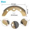 image10L0L Golf Carts 101146302 Brake Shoes for Club Car DS and Carryall Manual Adjust Golf cart 4PCS