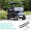 image10L0L Heavy Duty Golf Cart Rear Leaf Spring Kit 4Leaf Leaf Spring with Bushings ampamp Sleeves Fits Club Car PrecedentOnward 2004